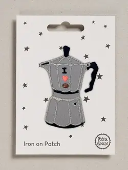 PETRA BOASE Aufnäher / Iron on patch – Mokka