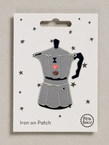 PETRA BOASE Aufnäher / Iron on patch – Mokka