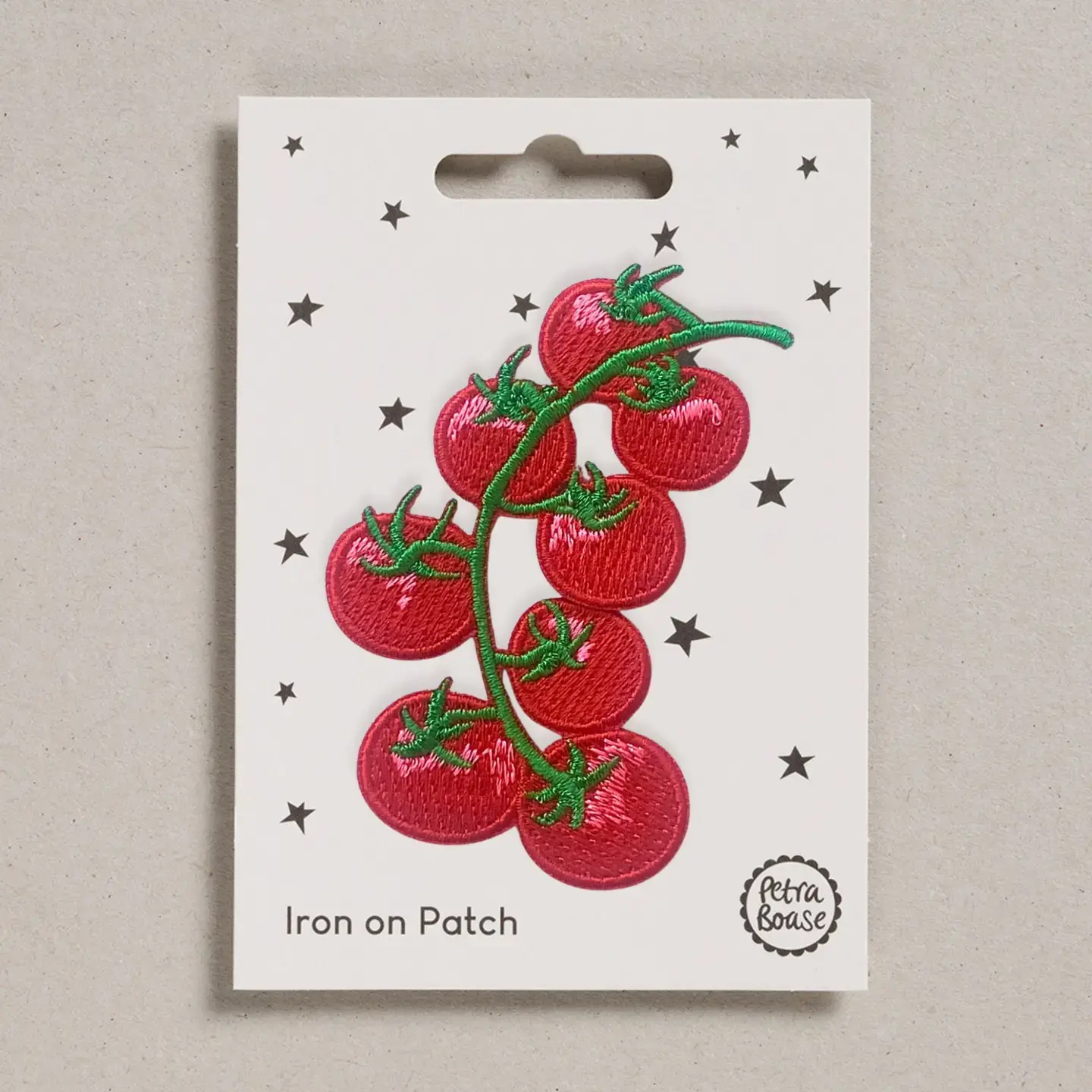 PETRA BOASE Aufnäher / Iron on patch – Cherry Tomato