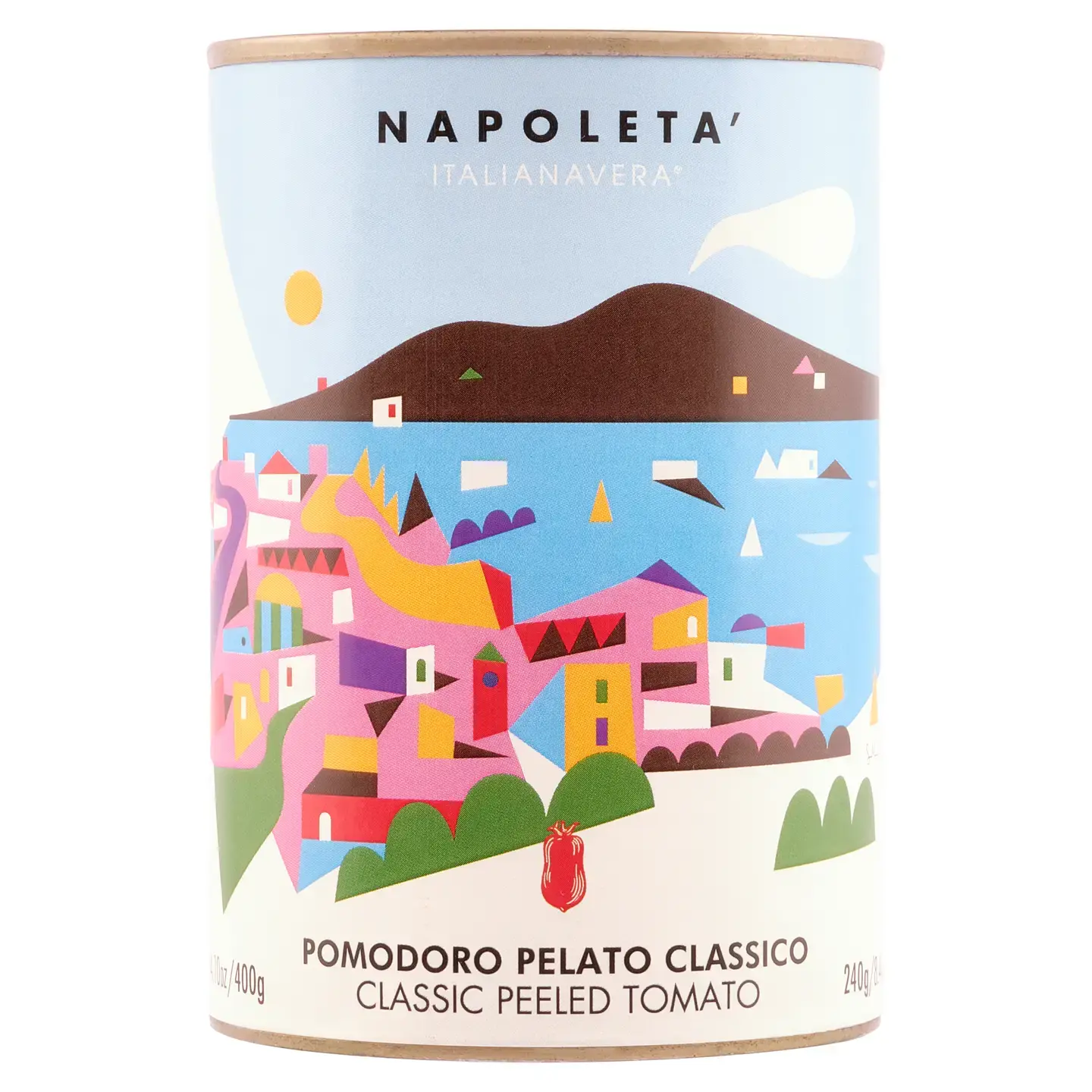 ITALIANA VERA Klassische geschälte Tomaten – NAPOLETA 400g