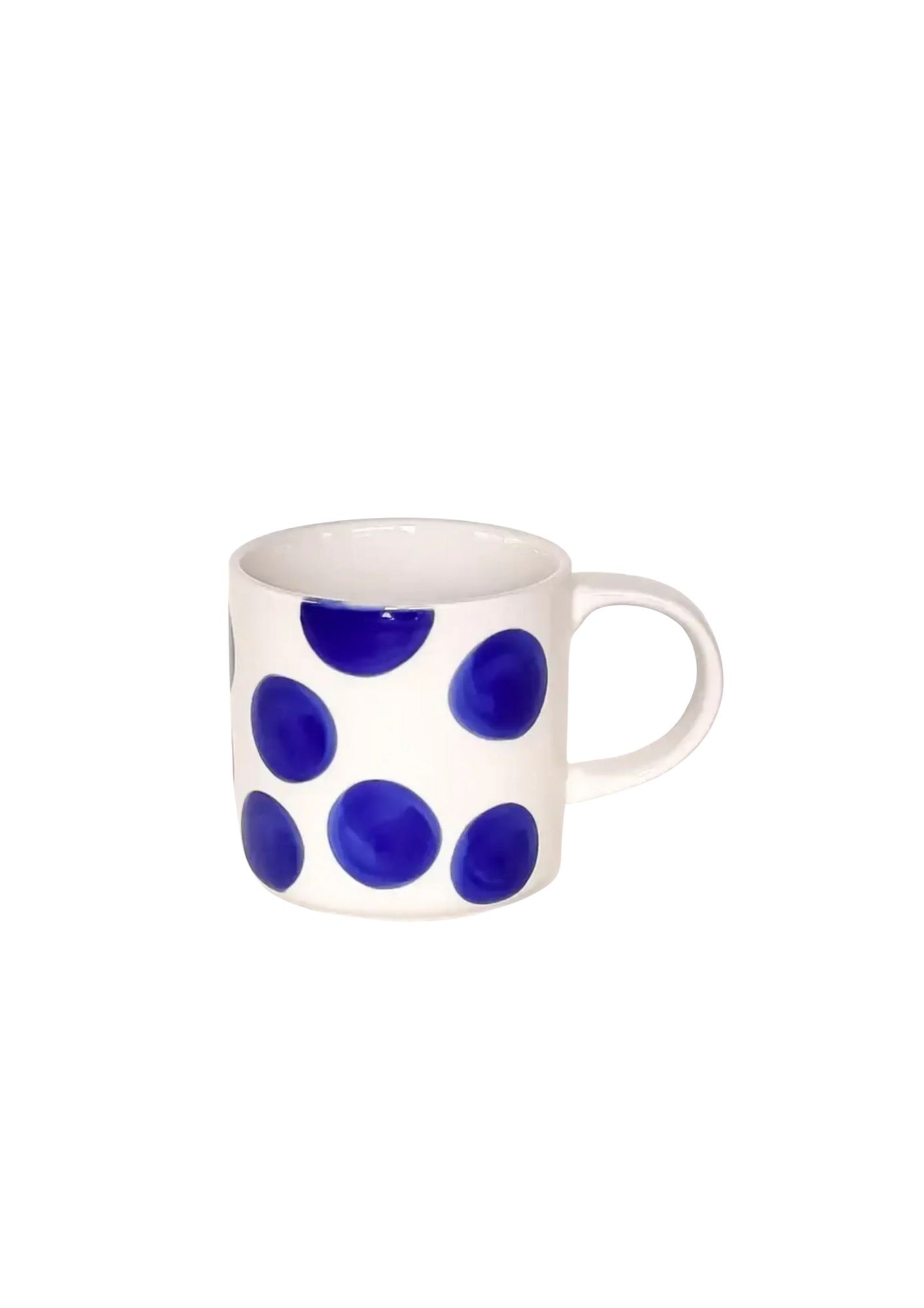 MAGAZIN MINORI Tasse mit Henkel Dots - mare blue