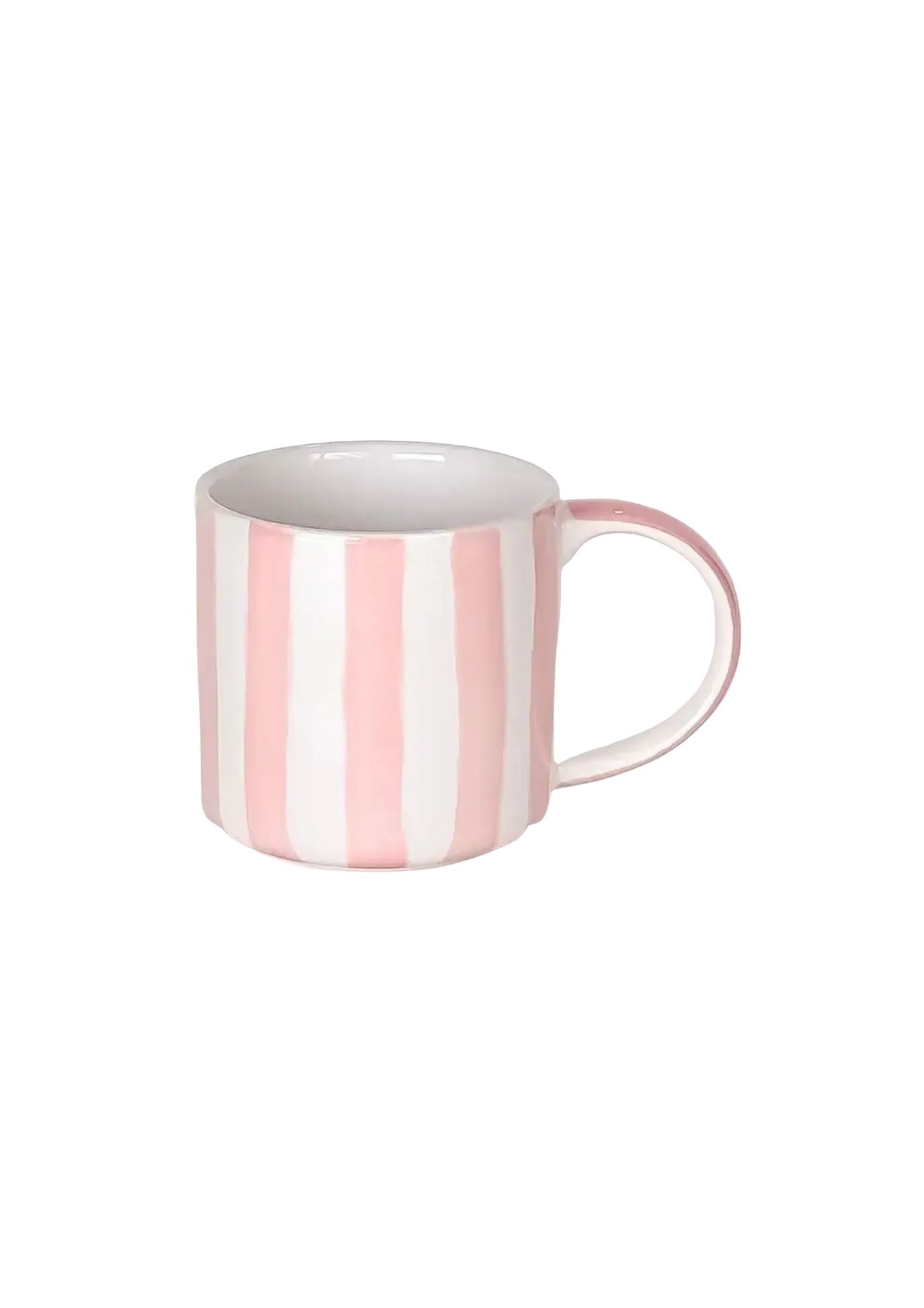 MAGAZIN MINORI Tasse mit Henkel Stripes - incanto rose