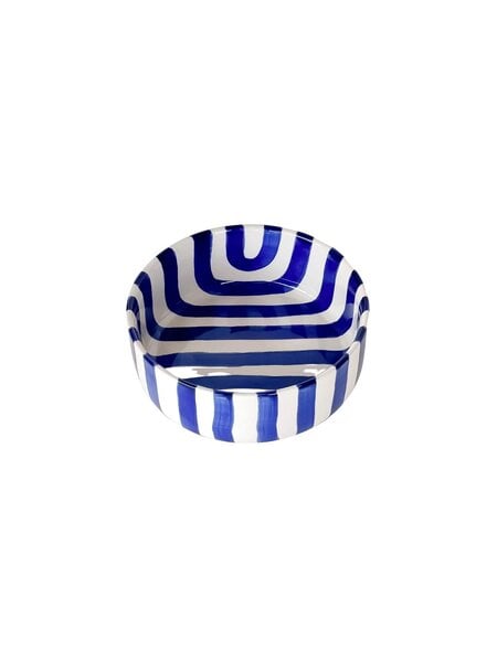 MAGAZIN MINORI Schale – mare blue stripes