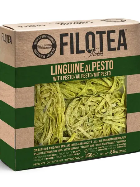 Linguine – Al Pesto / Whit Pesto