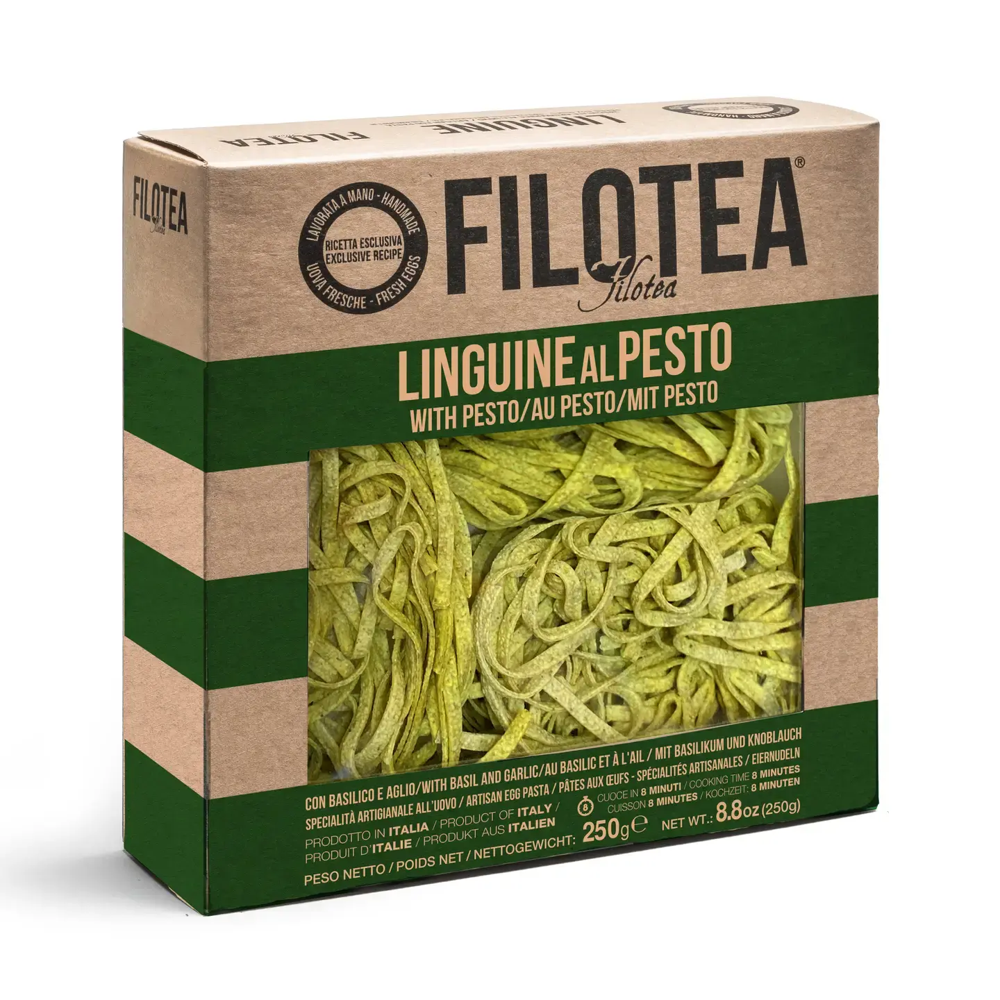 Linguine – Al Pesto / Whit Pesto