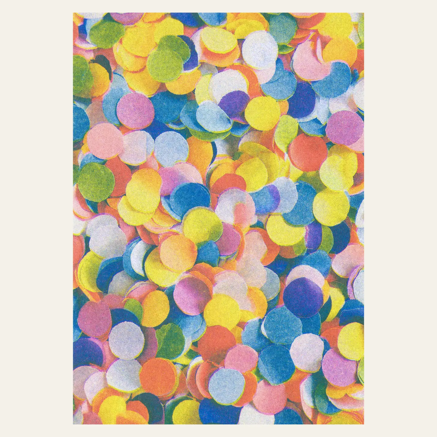 HERR UND FRAU RIO Riso Karte Confetti & transparentes Couvert