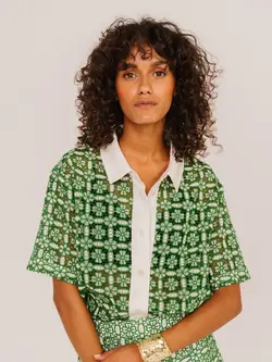 SACRECOEUR Chemise FLAVIA – goya vert