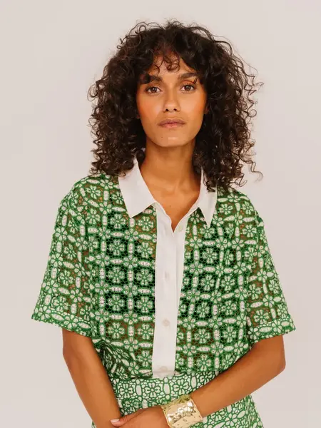 SACRECOEUR Chemise FLAVIA – goya vert