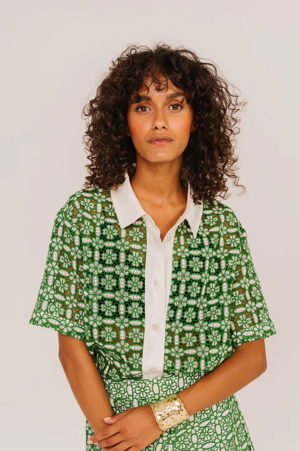 SACRECOEUR Chemise FLAVIA – goya vert