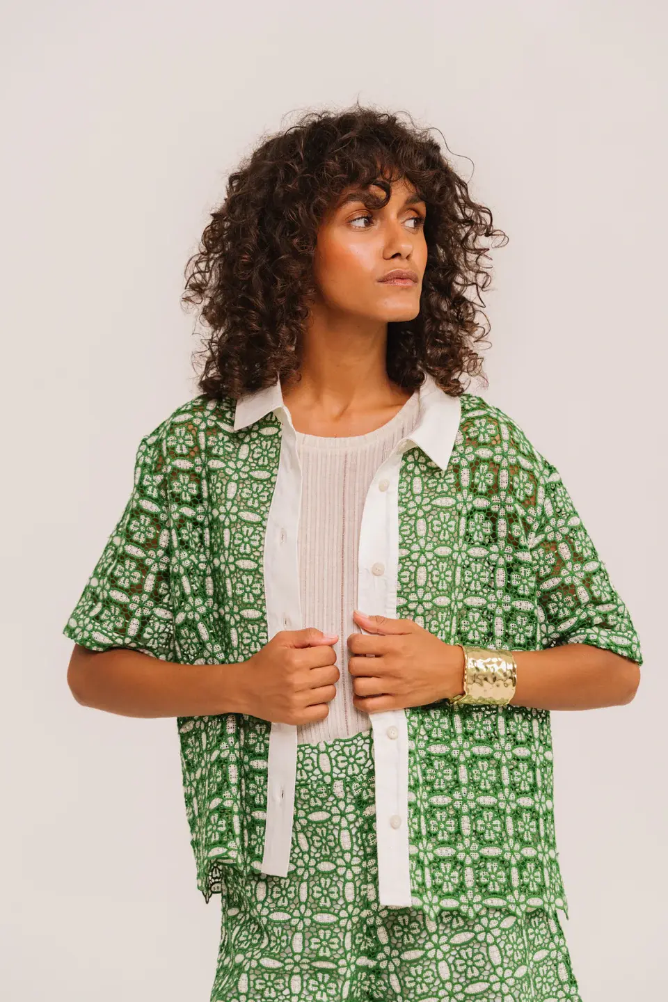 SACRECOEUR Chemise FLAVIA – goya vert