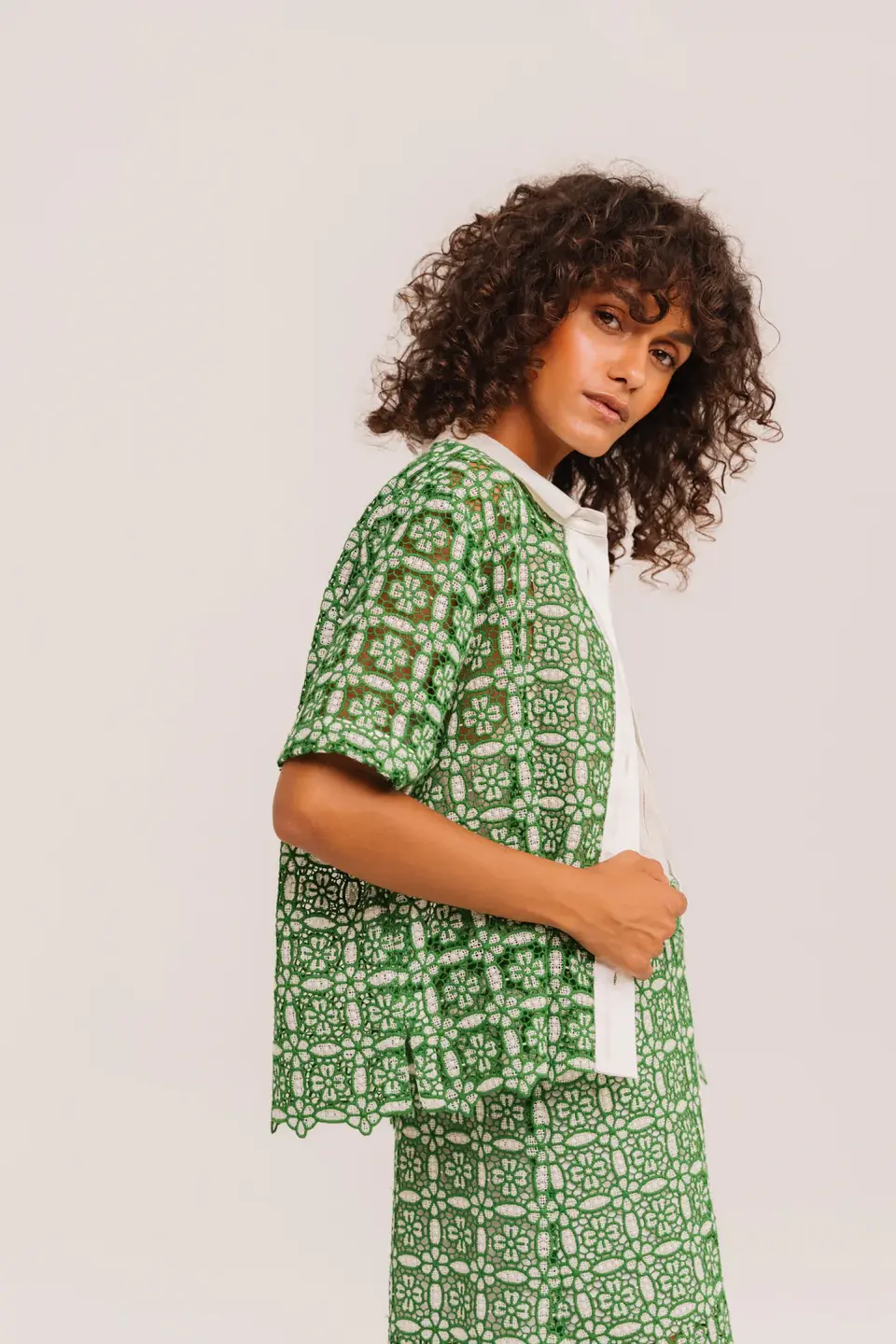 SACRECOEUR Chemise FLAVIA – goya vert