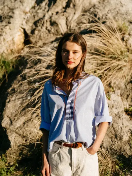 SACRECOEUR Chemise JOLINE – ciel bleu