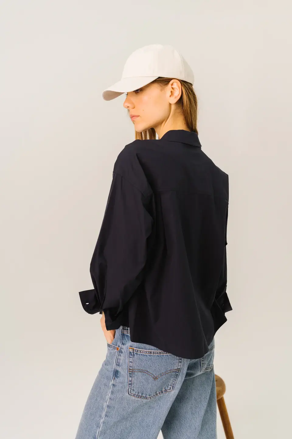 SACRECOEUR Chemise BILLIE – navy bleu