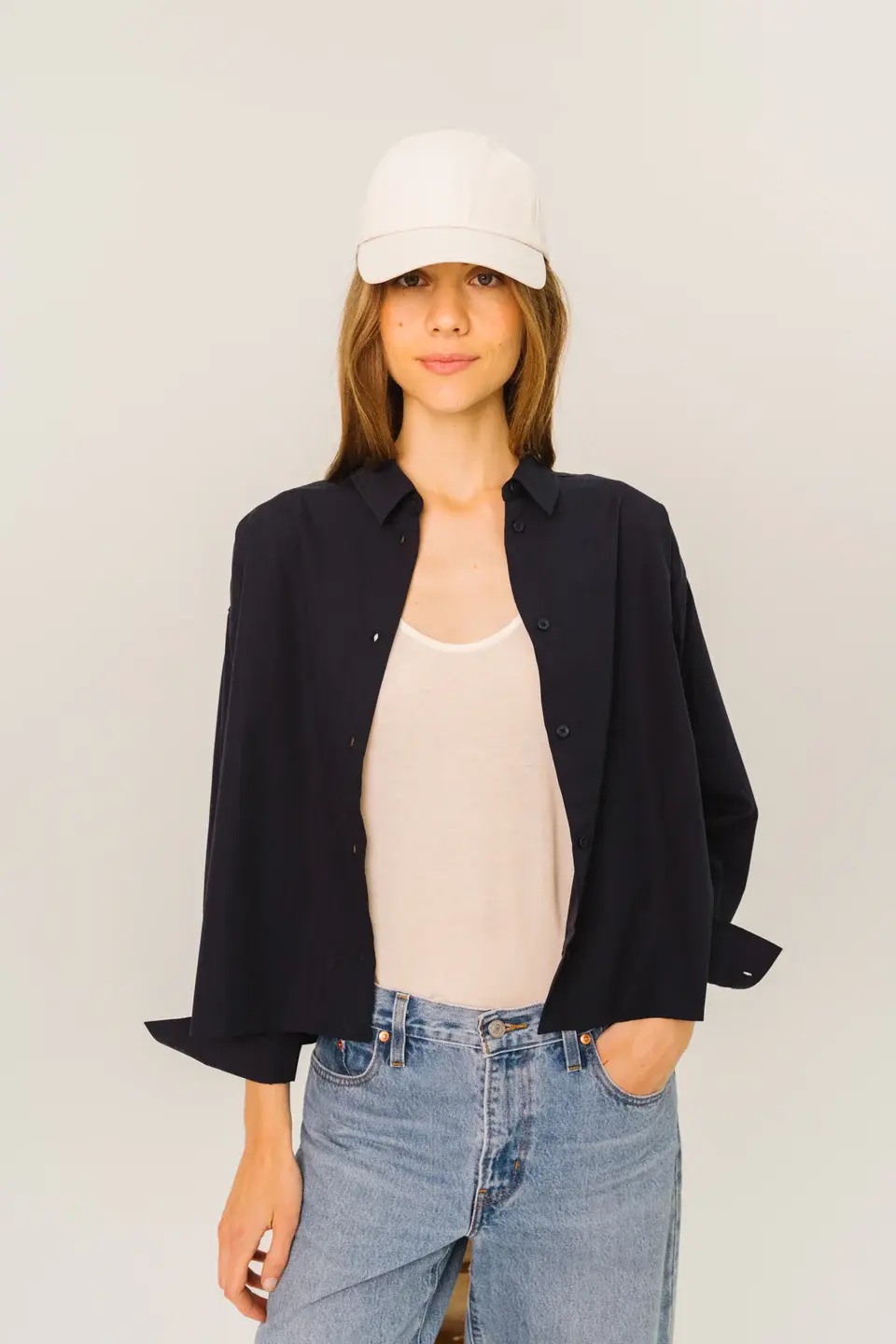 SACRECOEUR Chemise BILLIE – navy bleu