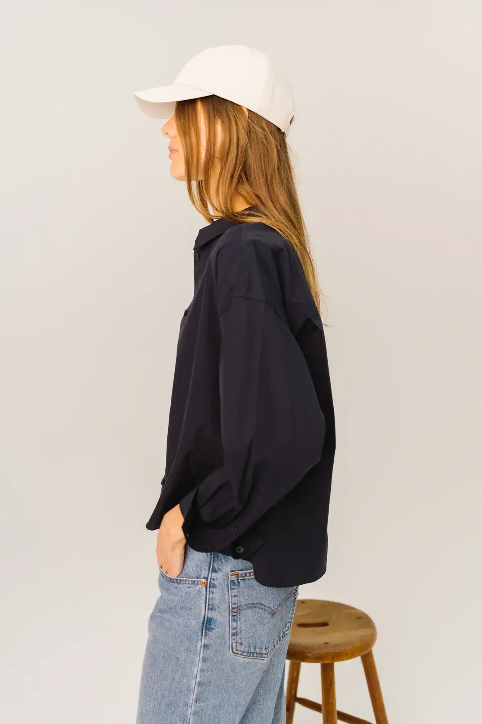 SACRECOEUR Chemise BILLIE – navy bleu