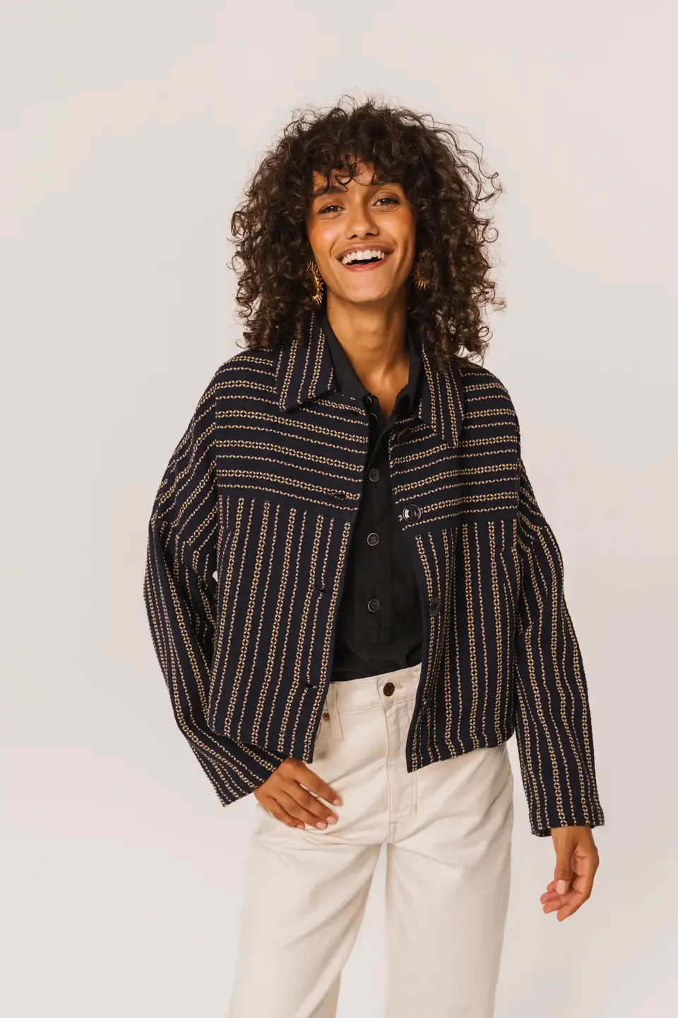 SACRECOEUR Veste légère ALIETTE – gadjo bleu