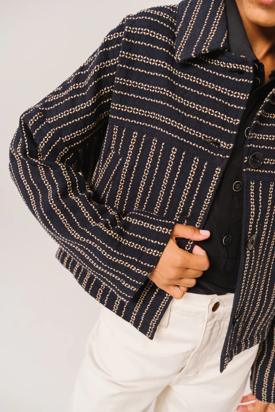 SACRECOEUR Veste légère ALIETTE – gadjo bleu