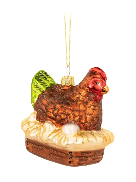 SASS & BELLE Glashänger – Huhn auf dem Nest