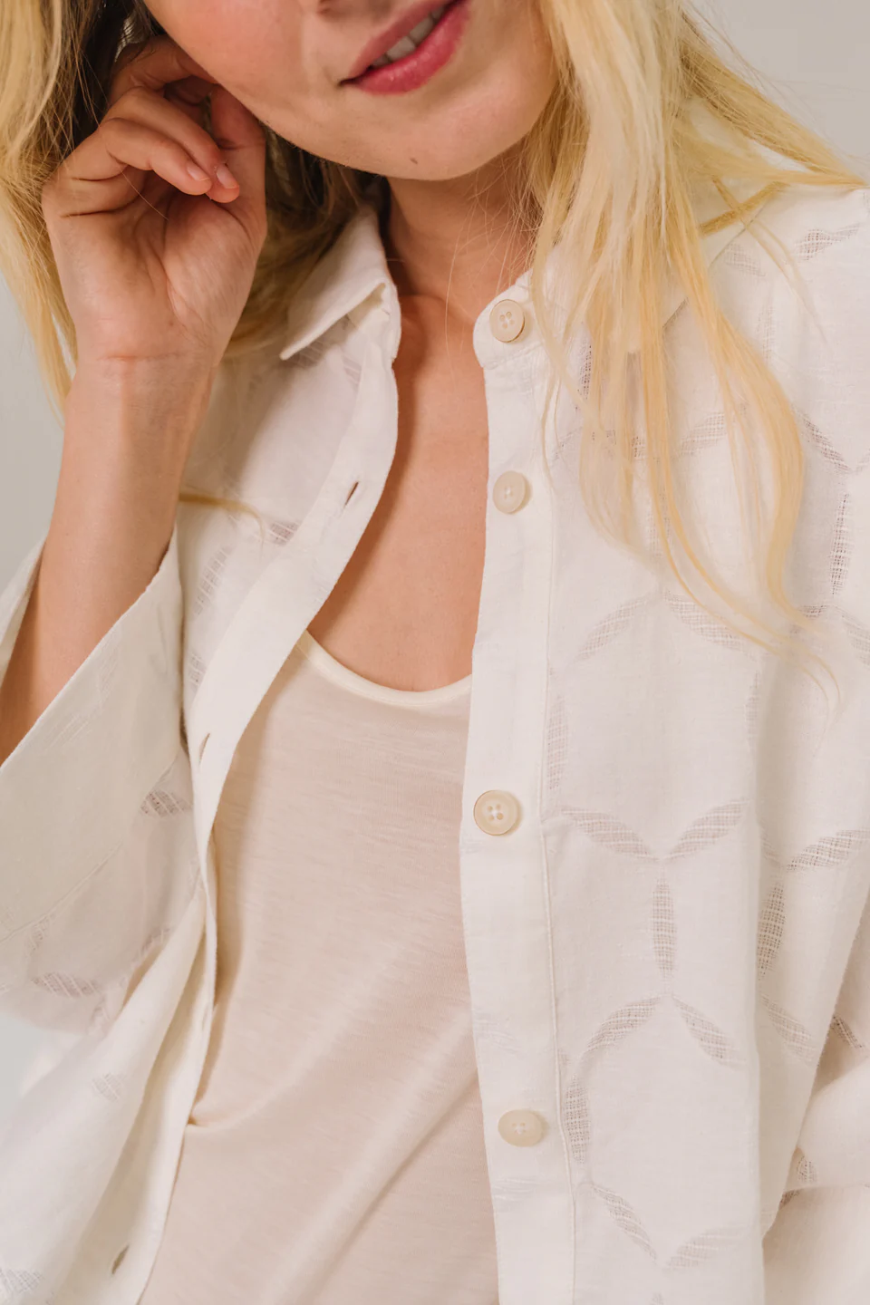 SACRECOEUR Chemise LAELIA  – cercle blanc