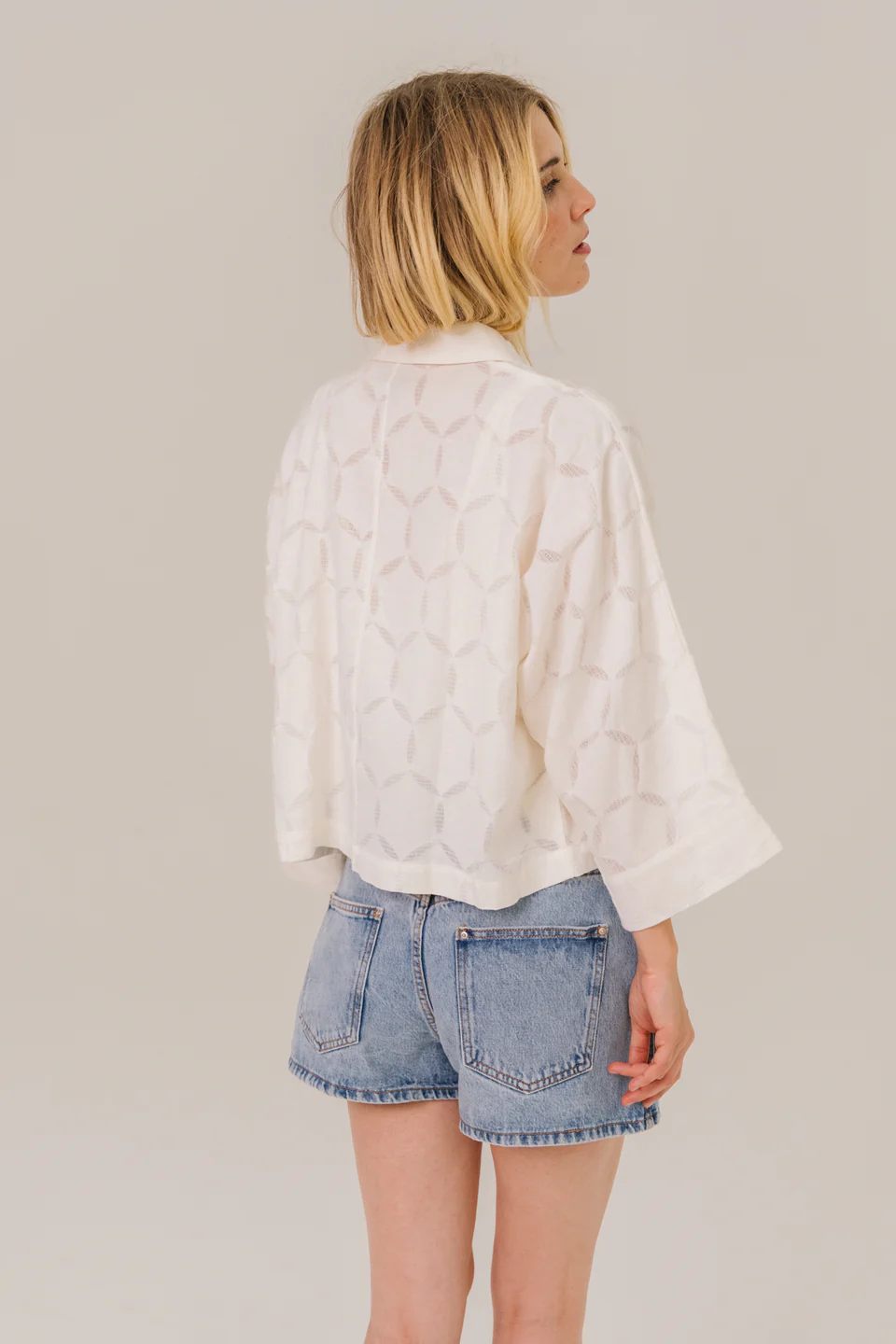 SACRECOEUR Chemise LAELIA  – cercle blanc