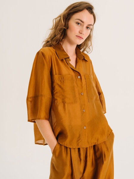 TINSELS Chemise EATHER. CUIVRE