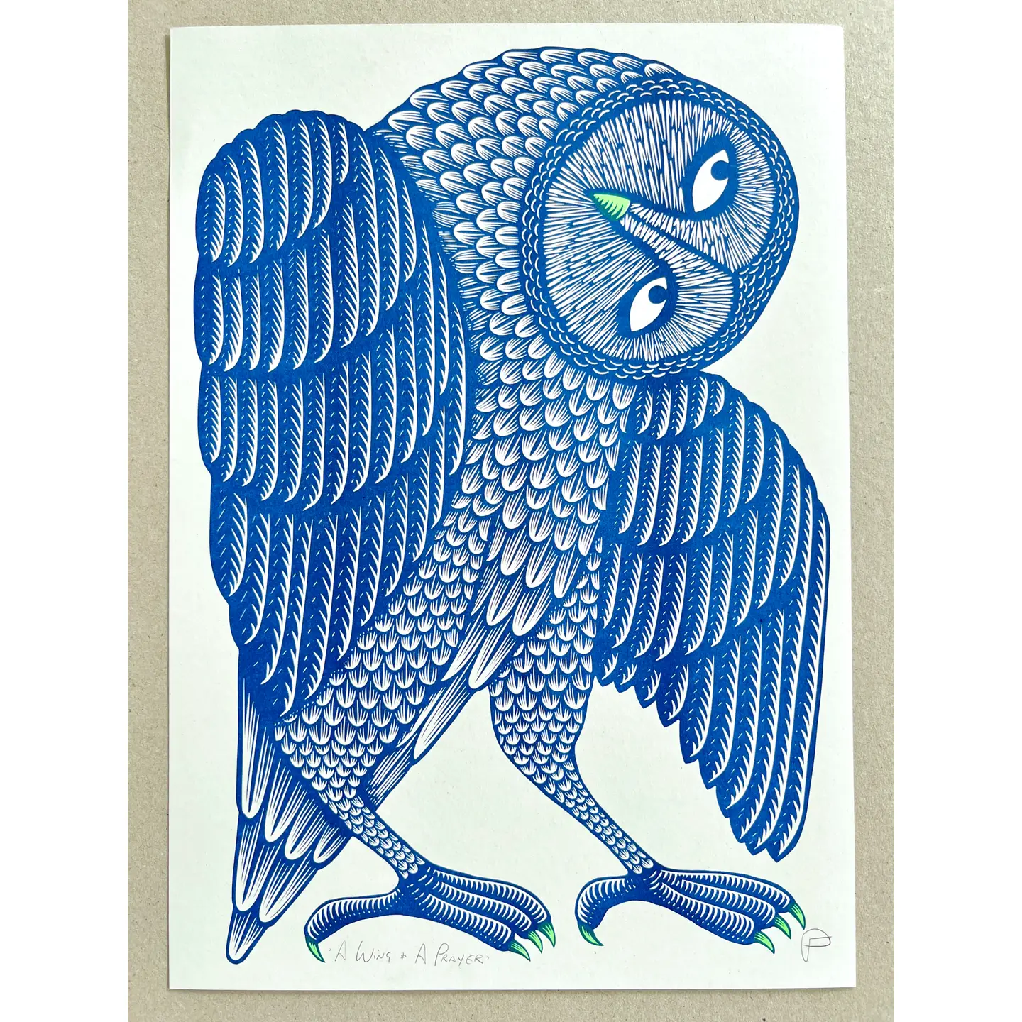 STRANGFORD RISO Kunstdruck A Wing and A Prayer