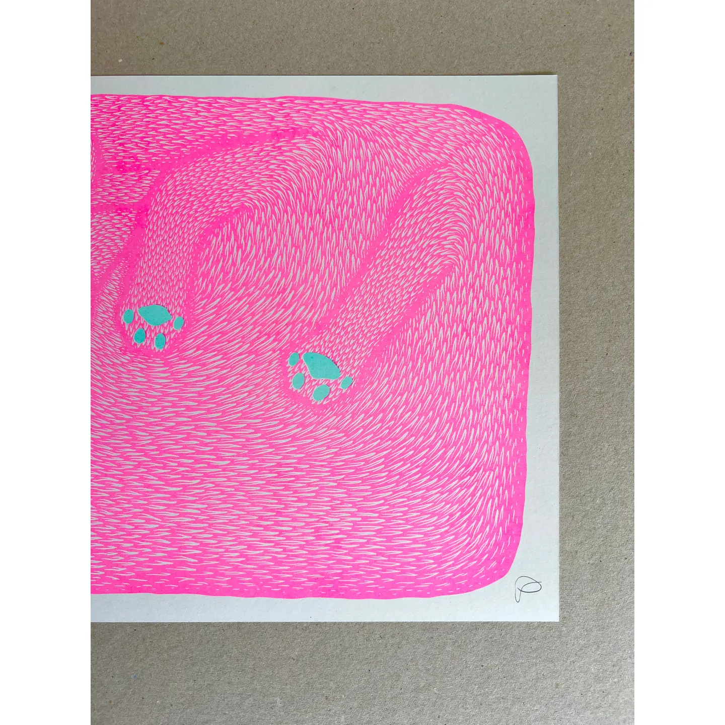 STRANGFORD RISO Kunstdruck I'm Just A Paw Boy From A Paw Family