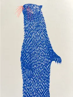 STRANGFORD RISO Kunstdruck Long Otter