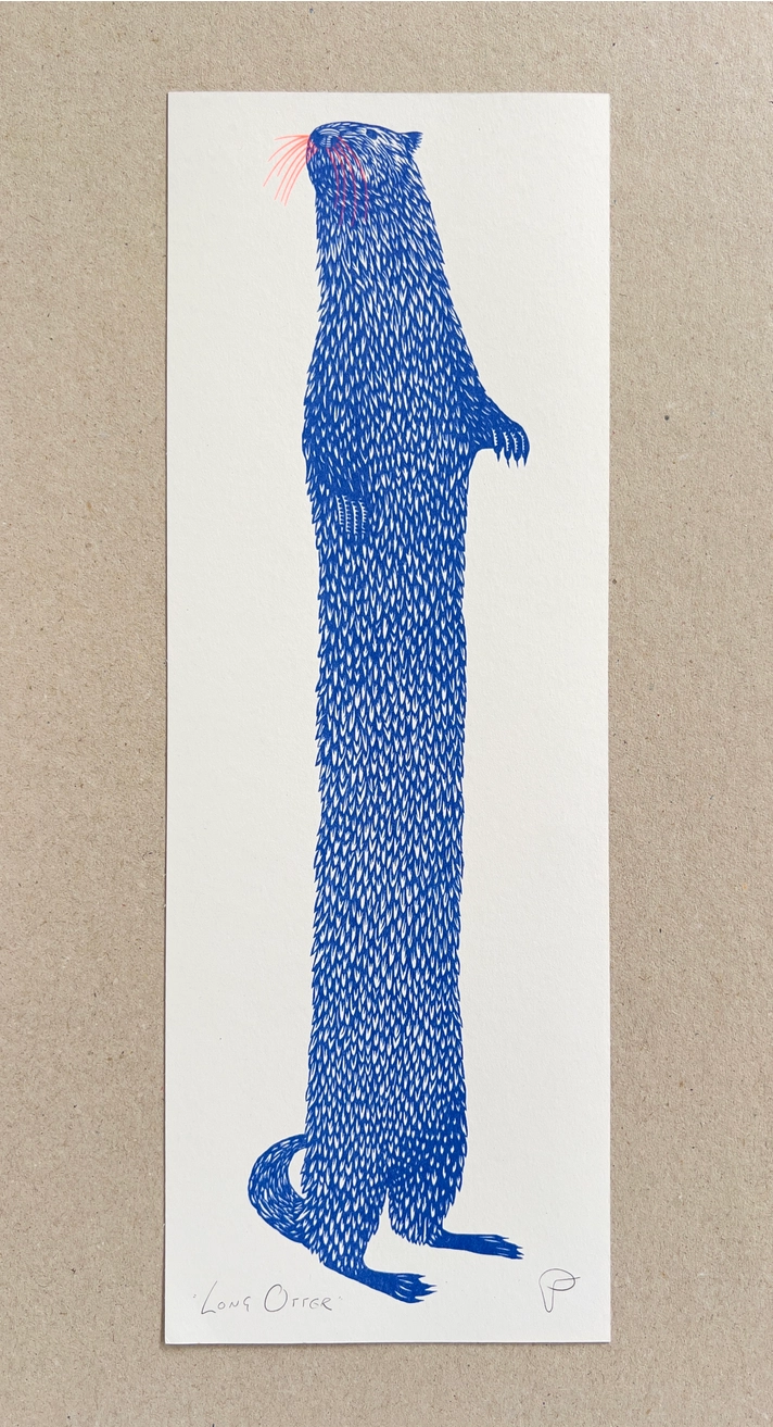 STRANGFORD RISO Kunstdruck Long Otter