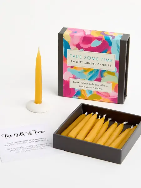 12 Mini Kerzen aus Bienenwachs – Take Some Time