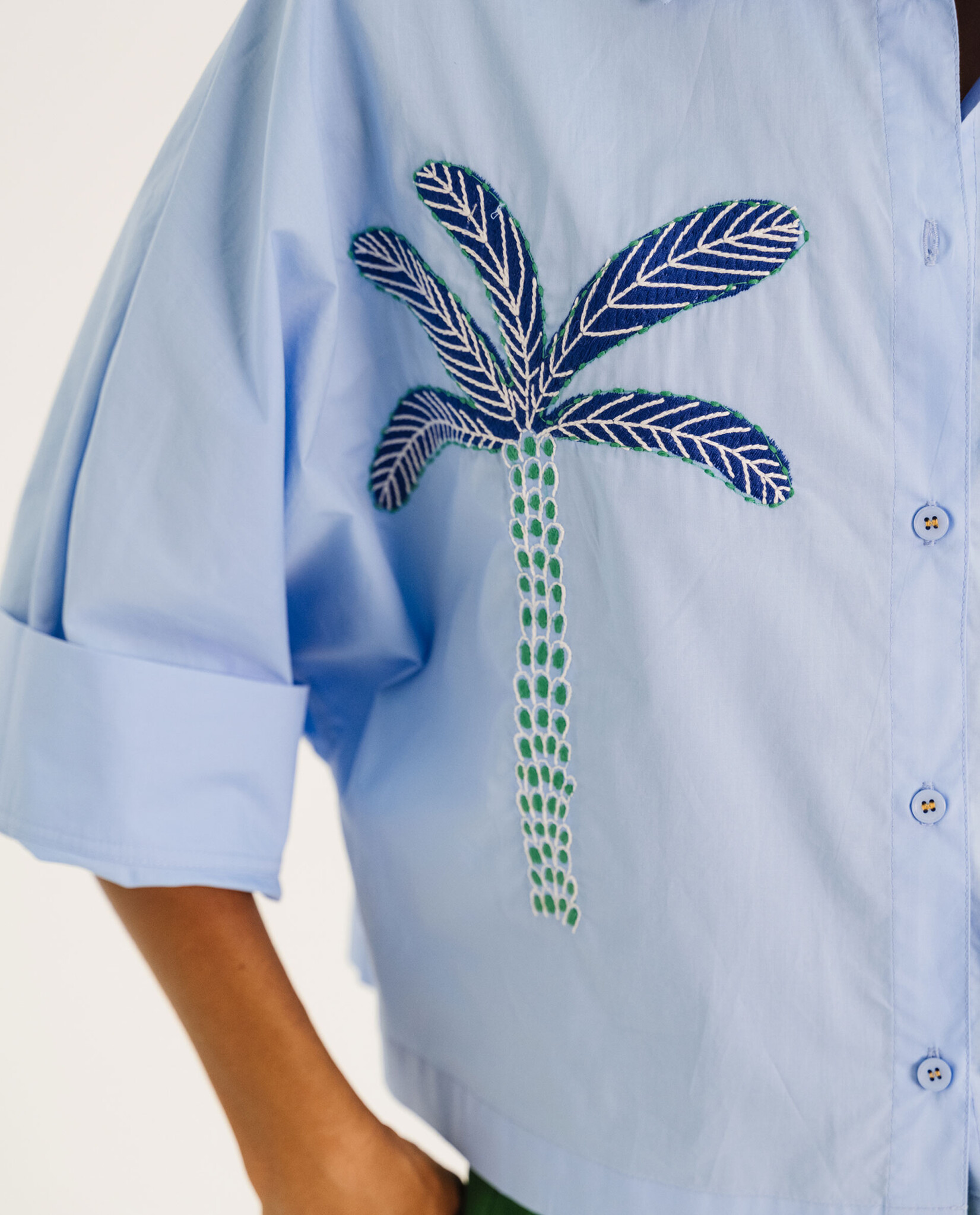 TINSELS Chemise EMY. AZZURO