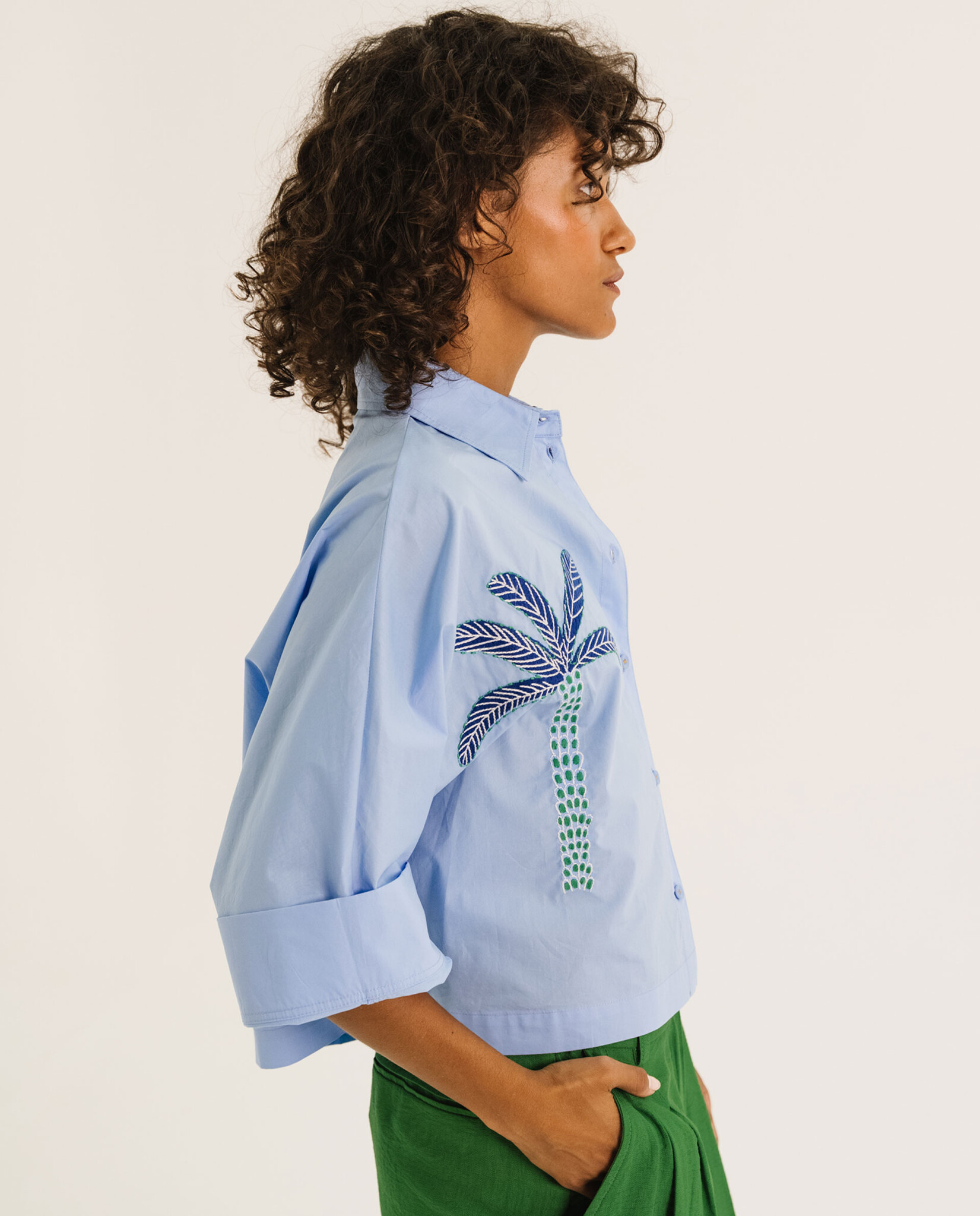 TINSELS Chemise EMY. AZZURO