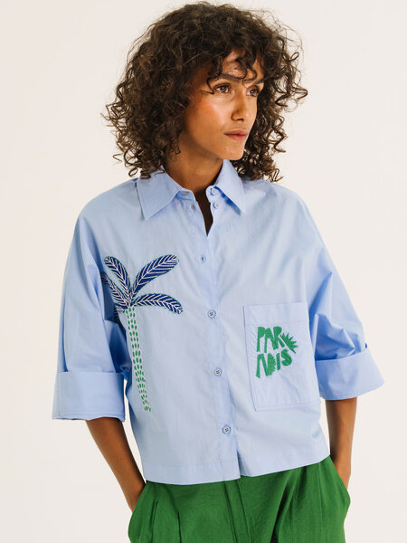 TINSELS Chemise EMY. AZZURO