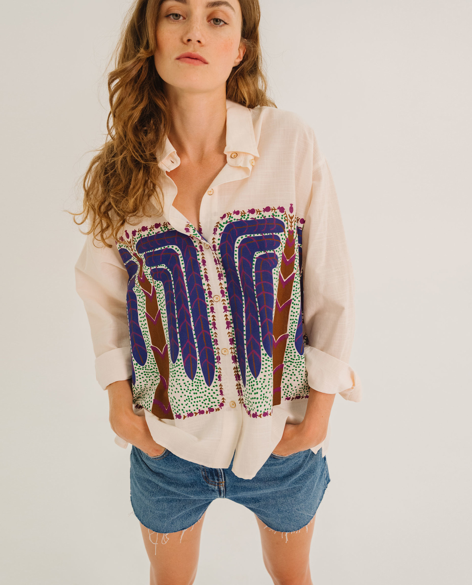 TINSELS Chemise WYOMING. PALMITO