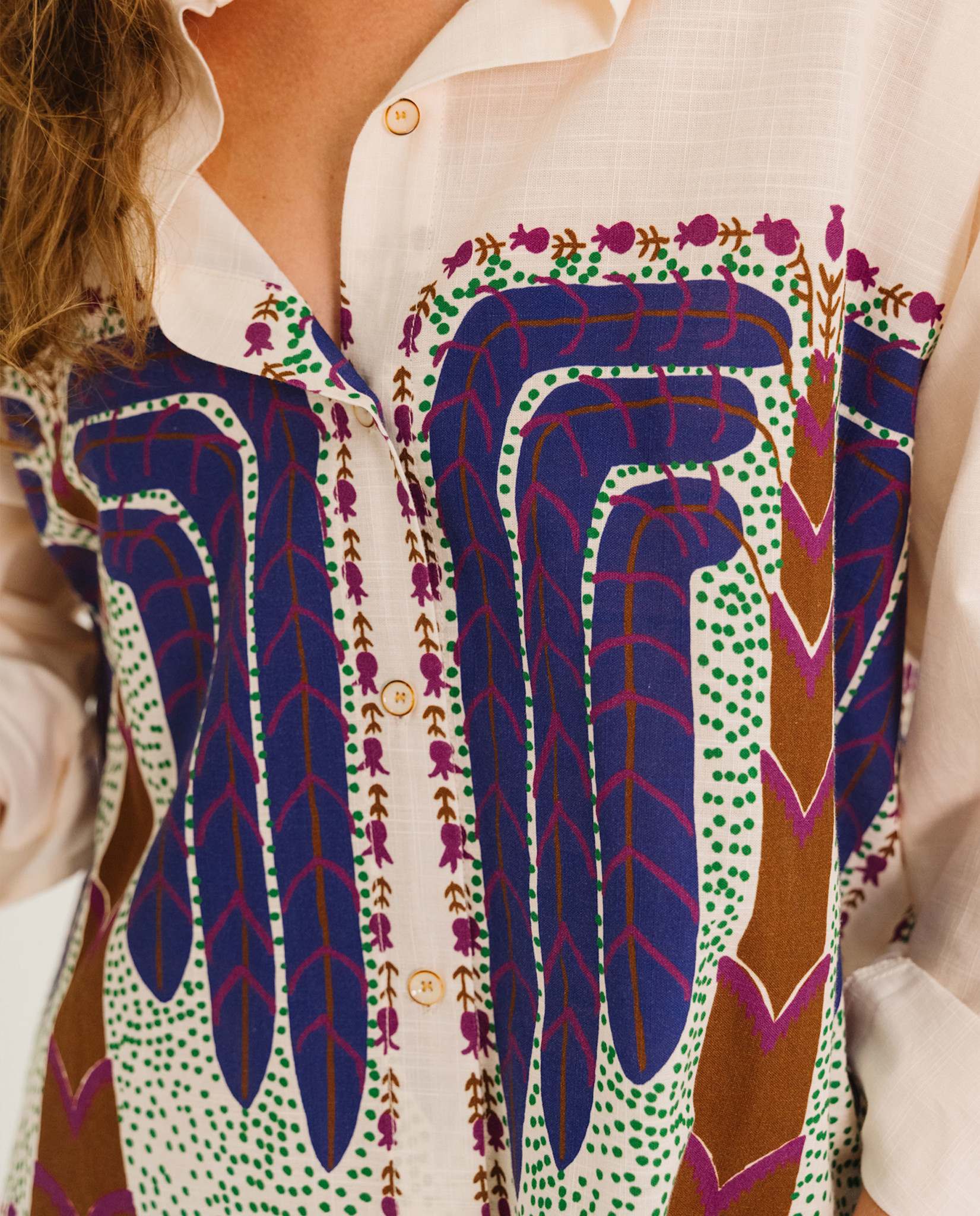 TINSELS Chemise WYOMING. PALMITO