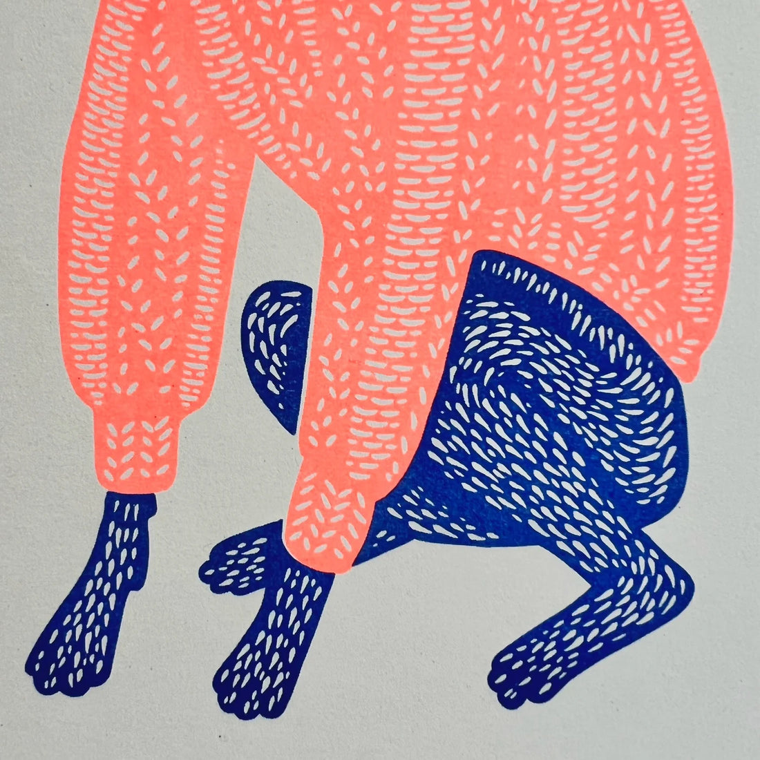 STRANGFORD RISO Kunstdruck Knit Picker