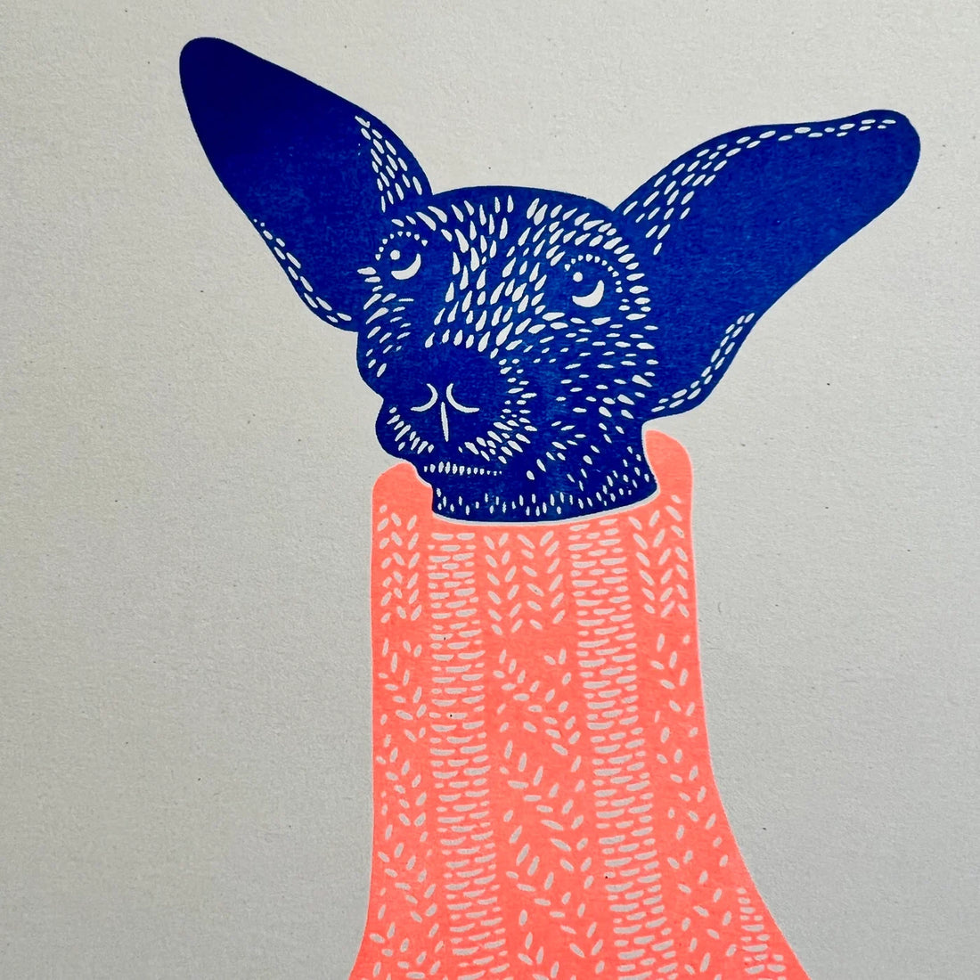 STRANGFORD RISO Kunstdruck Knit Picker