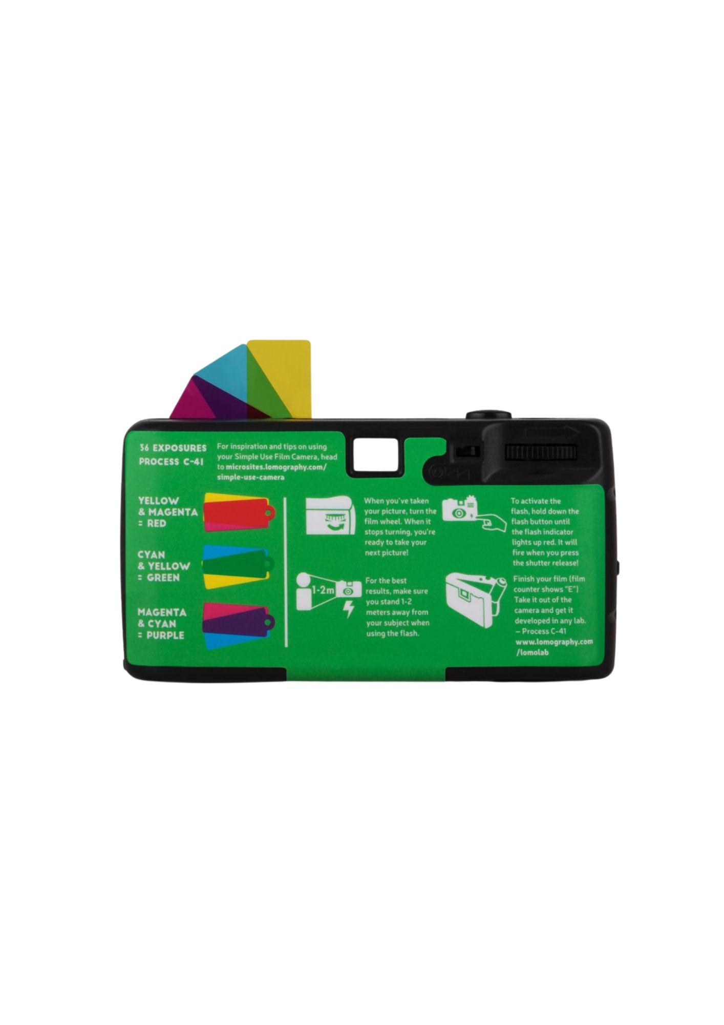 LOMOGRAPHY Simple Use Reloadable Film Camera Purple