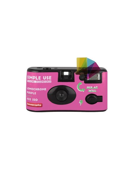 LOMOGRAPHY Simple Use Reloadable Film Camera Purple