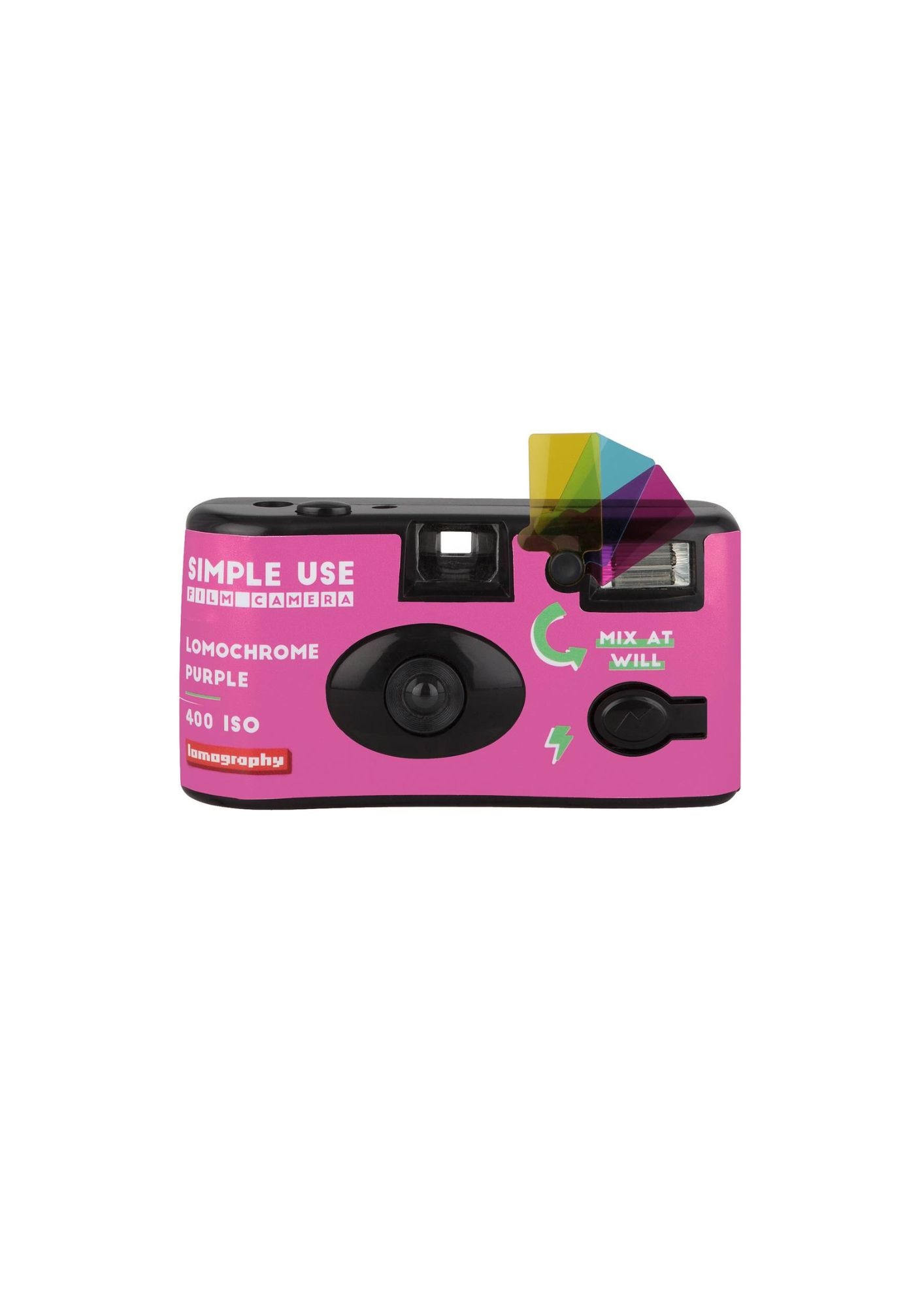 LOMOGRAPHY Simple Use Reloadable Film Camera Purple