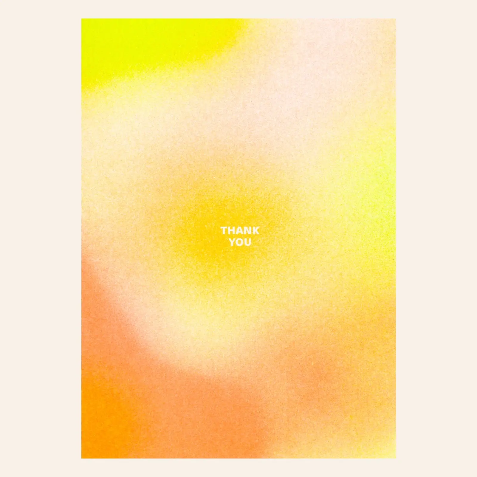 HERR UND FRAU RIO Riso Karte Thank You & transparentes Couvert