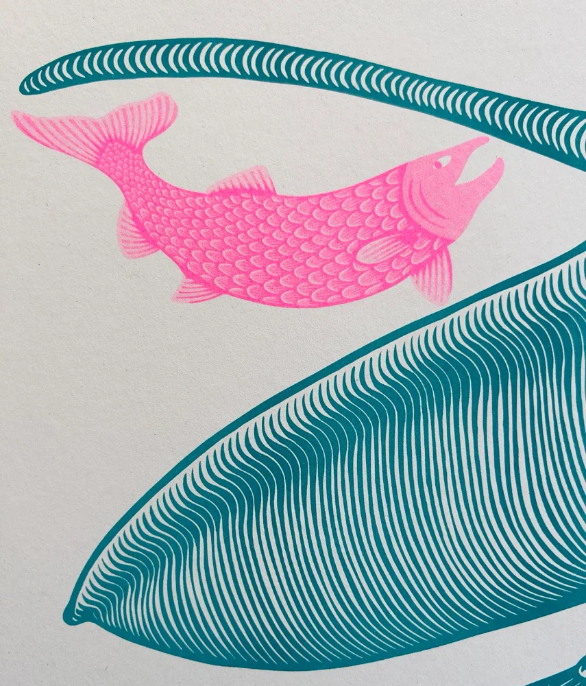 STRANGFORD RISO Kunstdruck Le Beak, C'est Chic