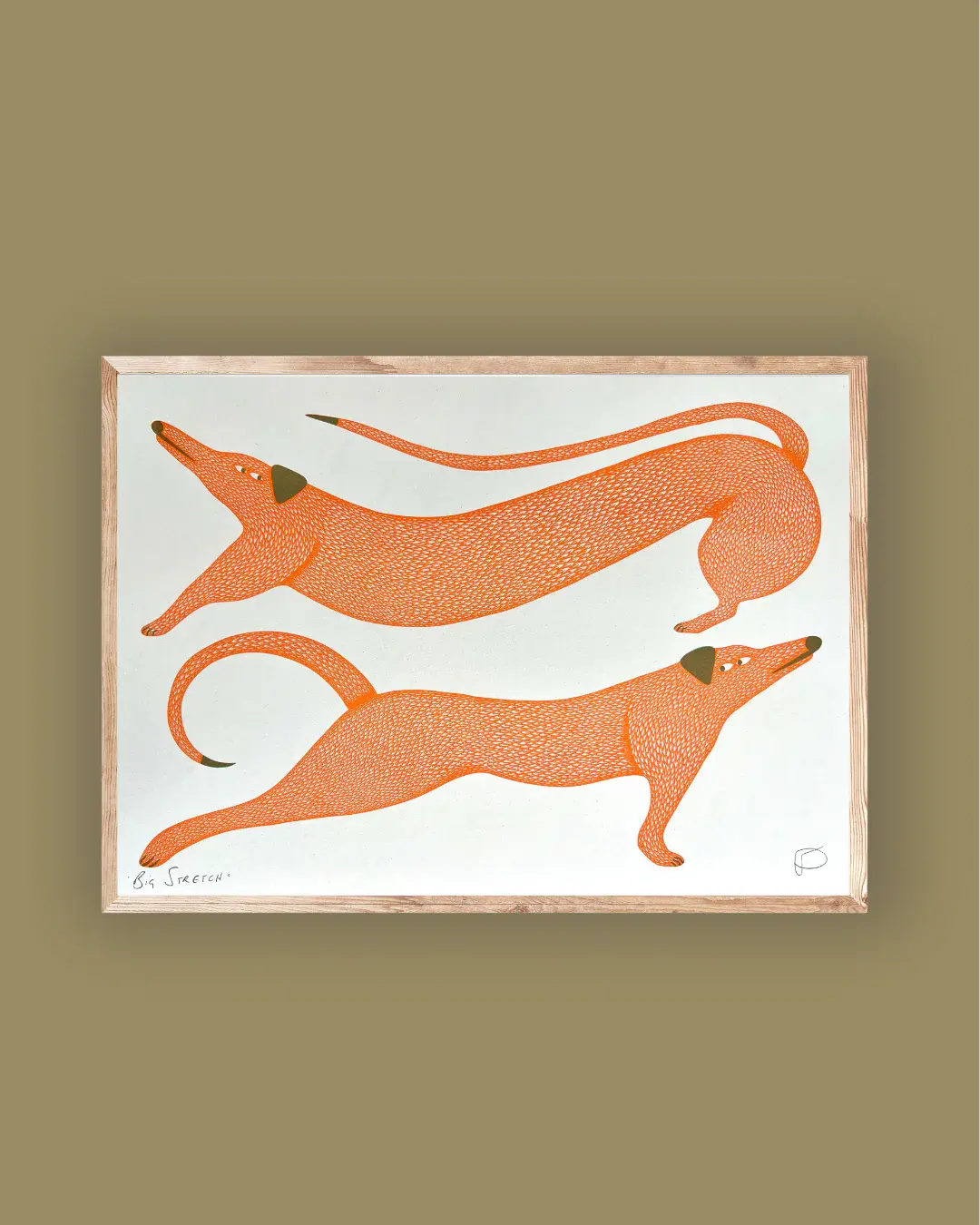 STRANGFORD RISO Kunstdruck Big Stretch