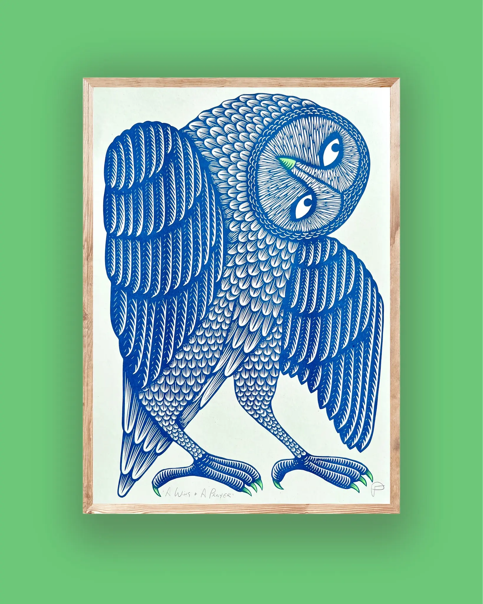 STRANGFORD RISO Kunstdruck A Wing and A Prayer