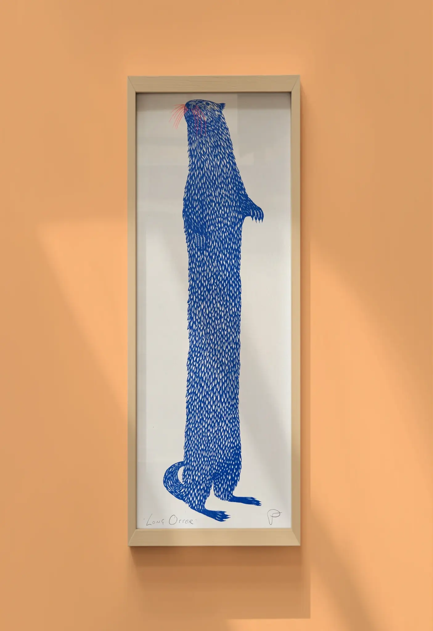 STRANGFORD RISO Kunstdruck Long Otter