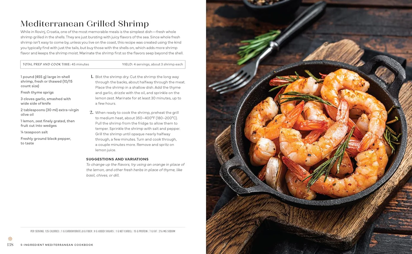 5-Ingredient Mediterranean Cookbook