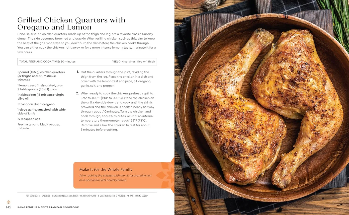 5-Ingredient Mediterranean Cookbook