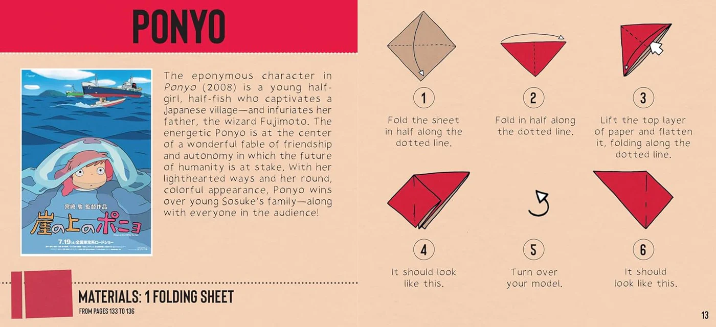 Studio Ghibli –  Origami