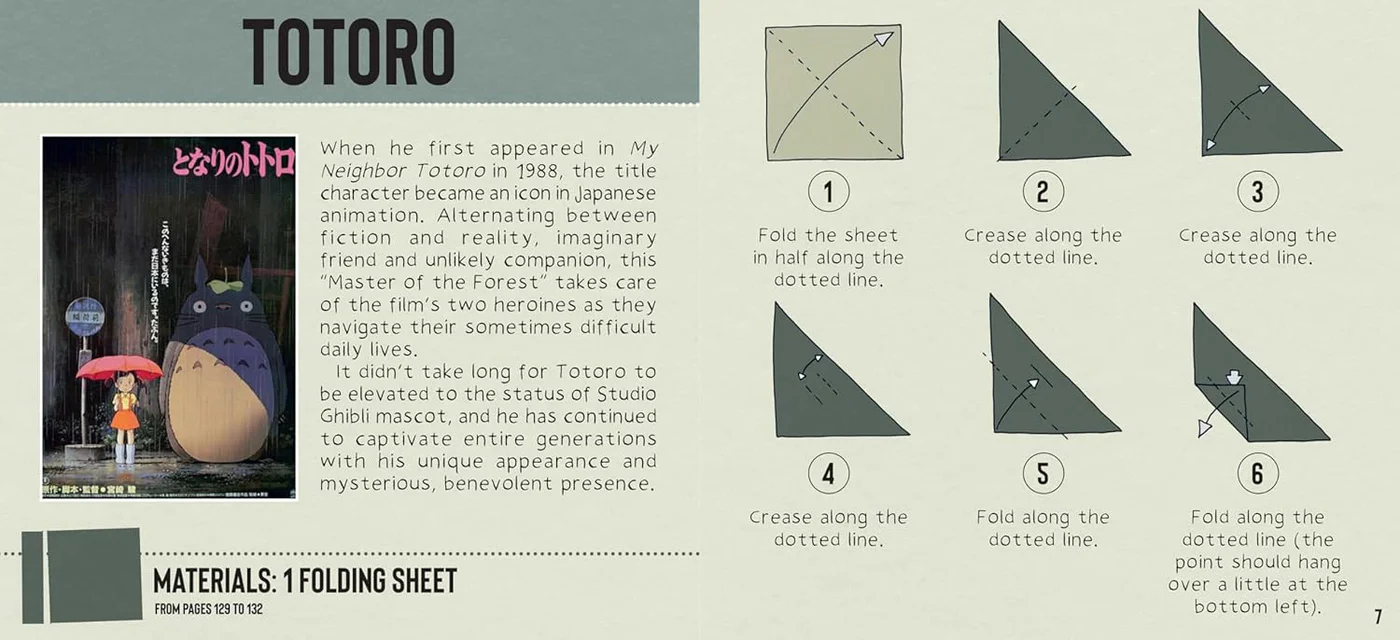 Studio Ghibli –  Origami