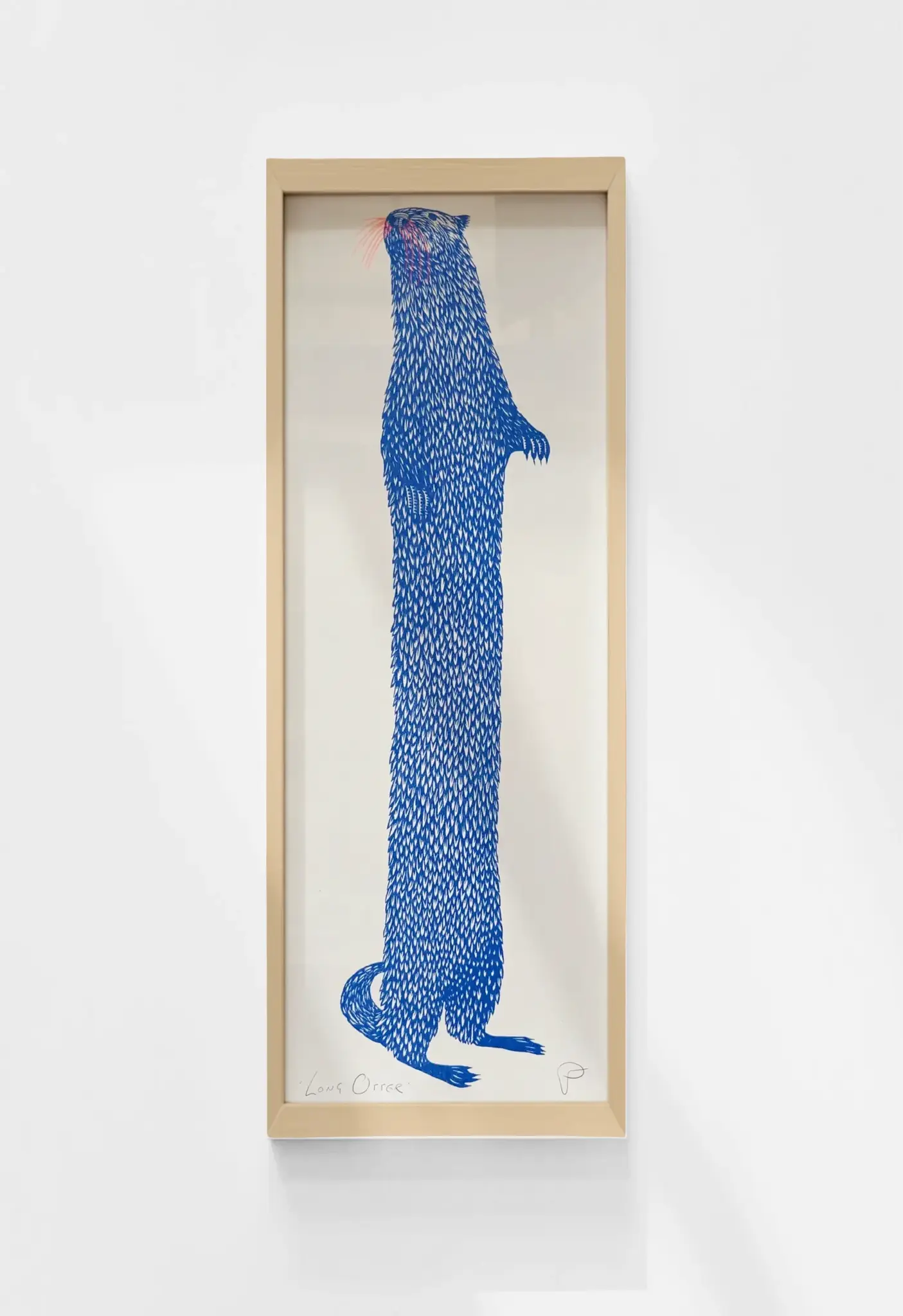 STRANGFORD RISO Kunstdruck Long Otter